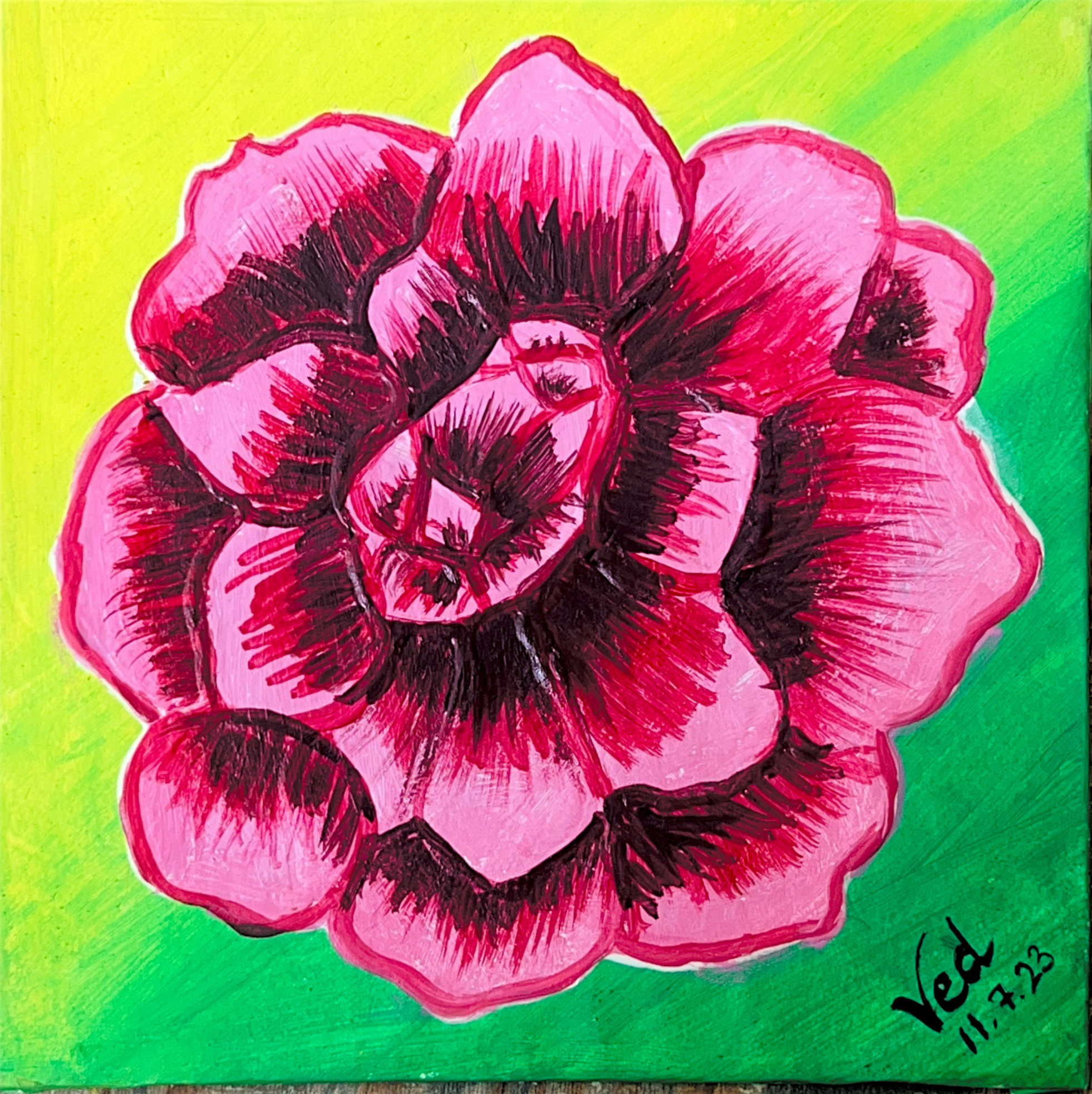Tidal Exhale — Oil on Canvas by Ved Sumeet Bub